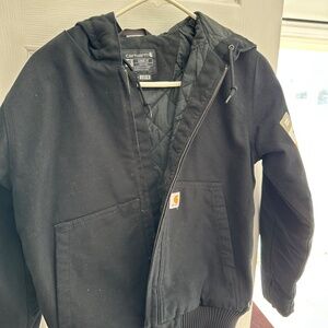 Womens Carhartt Loose Fit Active Duck Canvas Jacket XS